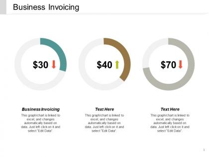 Business invoicing ppt powerpoint presentation file gallery cpb