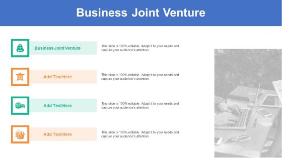 Business Joint Venture Ppt Powerpoint Presentation Ideas Display Cpb