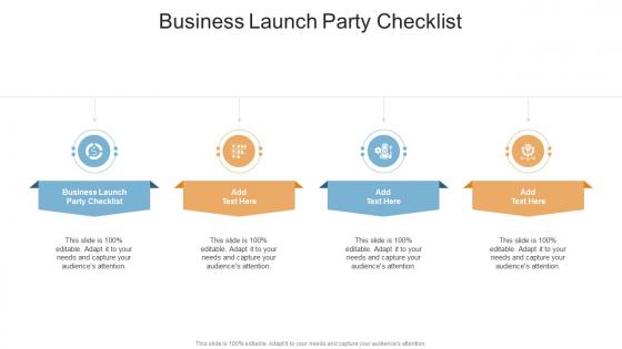 Business Launch Party Checklist In Powerpoint And Google Slides Cpb