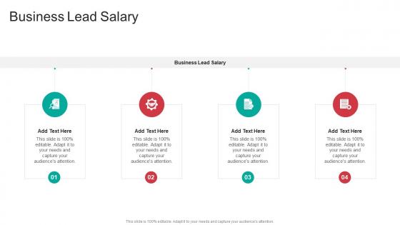 Business Lead Salary In Powerpoint And Google Slides Cpb