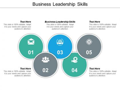 Business leadership skills ppt powerpoint presentation outline designs download cpb