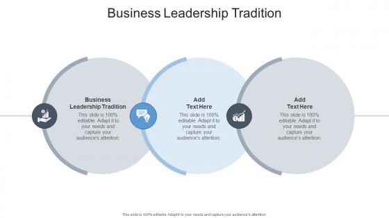 Business Leadership Tradition In Powerpoint And Google Slides Cpb