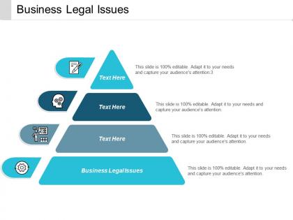 Business legal issues ppt powerpoint presentation pictures visual aids cpb