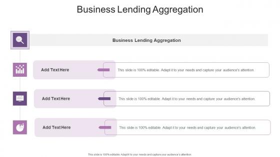 Business Lending Aggregation In Powerpoint And Google Slides Cpb