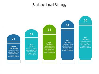 Business level strategy ppt powerpoint presentation background images cpb