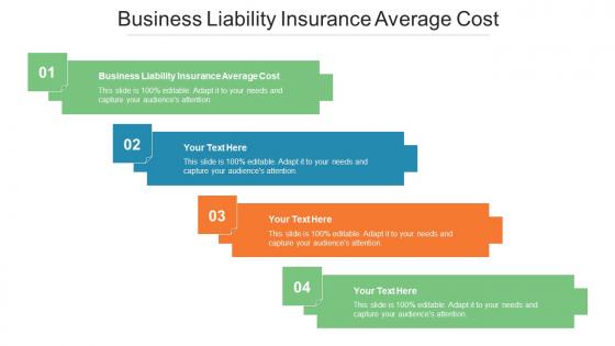 Business Liability Insurance Average Cost Ppt Powerpoint Presentation Styles Design Templates Cpb