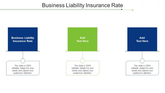 Business Liability Insurance Rate Ppt Powerpoint Presentation Summary Themes Cpb