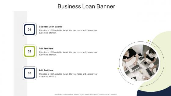 Business Loan Banner In Powerpoint And Google Slides Cpb