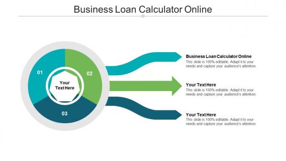 Business loan calculator online ppt powerpoint presentation slides graphic images cpb