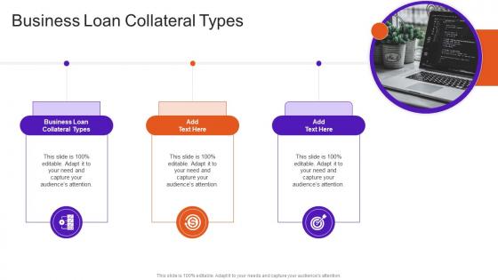 Business Loan Collateral Types In Powerpoint And Google Slides Cpb