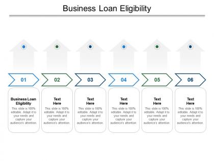 Business loan eligibility ppt powerpoint presentation portfolio information cpb