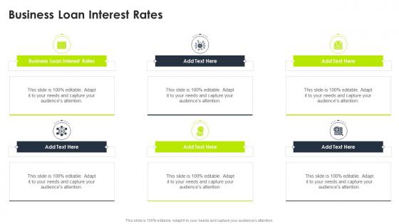 Business Loan Interest Rates In Powerpoint And Google Slides Cpb