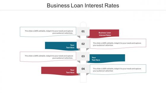 Business loan interest rates ppt powerpoint presentation inspiration icon cpb