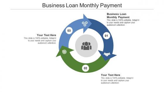Business loan monthly payment ppt powerpoint presentation icon graphic images cpb