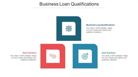 Business Loan Qualifications Ppt Powerpoint Presentation Styles Guide Cpb
