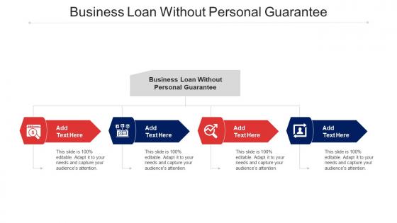 Business Loan Without Personal Guarantee Ppt Powerpoint Presentation Ideas Layout Cpb