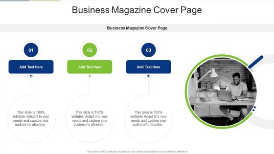 Business Magazine Cover Page In Powerpoint And Google Slides Cpb
