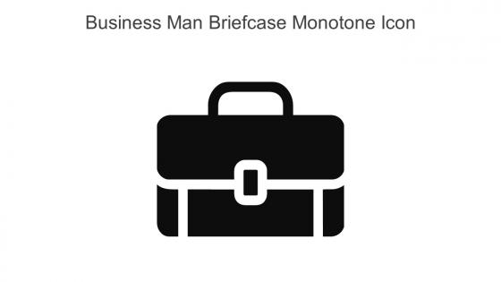 Business Man Briefcase Monotone Icon In Powerpoint Pptx Png And Editable Eps Format