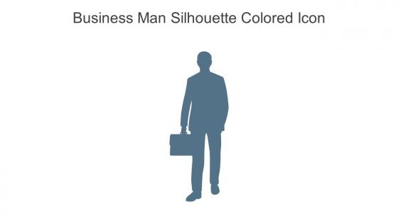 Business Man Silhouette Colored Icon In Powerpoint Pptx Png And Editable Eps Format