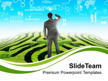 Business man with future vision powerpoint templates ppt themes and graphics 0313
