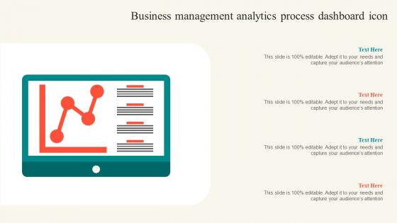 Business Management Analytics Process Dashboard Icon