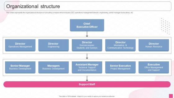 Business Management Consultancy Company Profile Organizational Structure