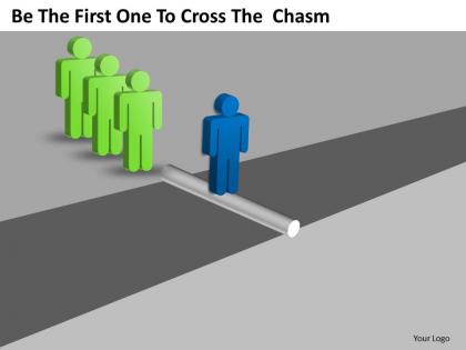 Business management consultants to cross the chasm powerpoint templates ppt backgrounds for slides
