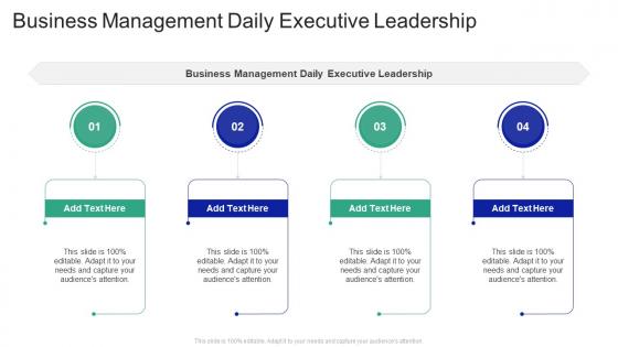 Business Management Daily Executive Leadership In Powerpoint And Google Slides Cpb