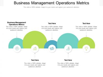 Business management operations metrics ppt powerpoint presentation portfolio information cpb