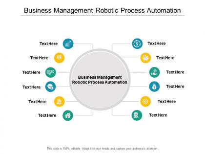 Business management robotic process automation ppt powerpoint presentation summary inspiration cpb