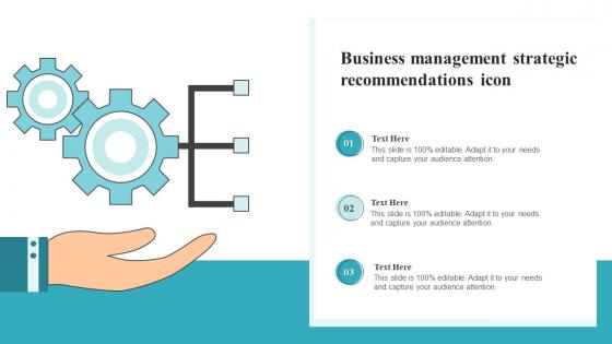 Business Management Strategic Recommendations Icon