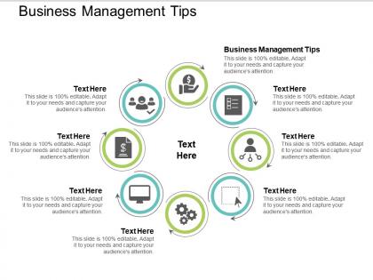 Business management tips ppt powerpoint presentation show ideas cpb