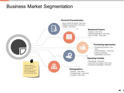 Business market segmentation personal characteristics powerpoint presentation information