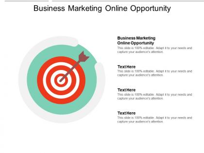 Business marketing online opportunity ppt powerpoint presentation gallery diagrams cpb