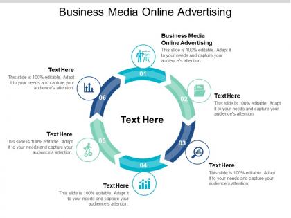 Business media online advertising ppt powerpoint presentation slides visual aids cpb