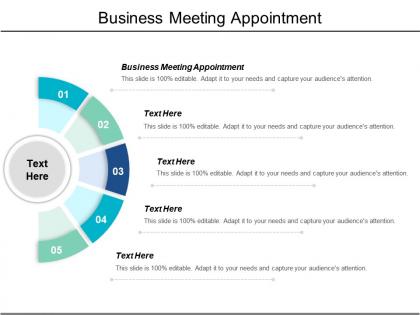 Business meeting appointment ppt powerpoint presentation file graphic images cpb