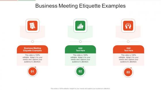 Business Meeting Etiquette Examples In Powerpoint And Google Slides Cpb