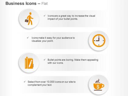 Business meeting time management financial deal diary ppt icons graphics