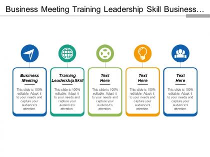 Business meeting training leadership skill business risk management