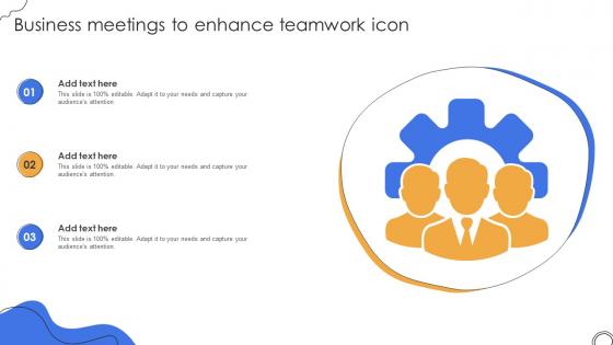 Business Meetings To Enhance Teamwork Icon