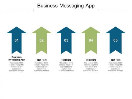 Business messaging app ppt powerpoint presentation pictures rules cpb
