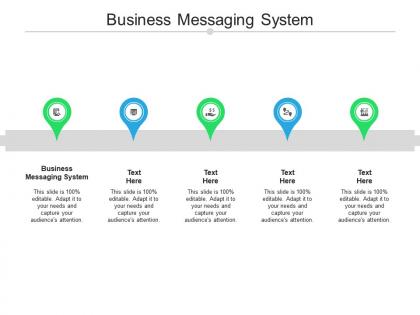 Business messaging system ppt powerpoint presentation outline introduction cpb
