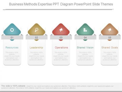 Business methods expertise ppt diagram powerpoint slide themes