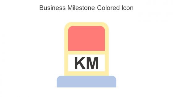 Business Milestone Colored Icon In Powerpoint Pptx Png And Editable Eps Format