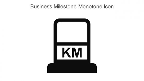 Business Milestone Monotone Icon In Powerpoint Pptx Png And Editable Eps Format