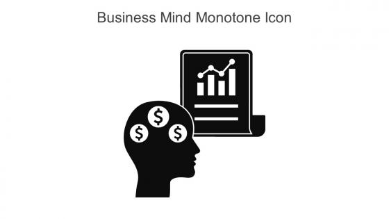 Business Mind Monotone Icon In Powerpoint Pptx Png And Editable Eps Format