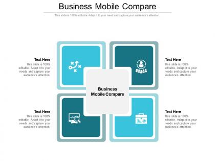 Business mobile compare ppt powerpoint presentation professional maker cpb