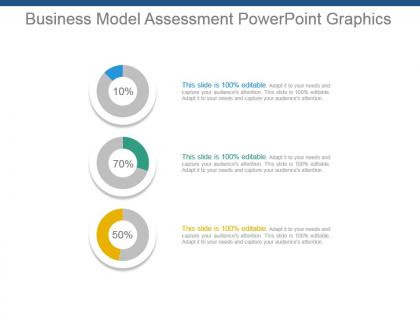 Business model assessment powerpoint graphics