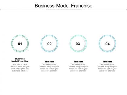 Business model franchise ppt powerpoint presentation styles example cpb