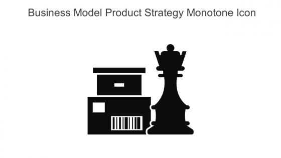 Business Model Product Strategy Monotone Icon In Powerpoint Pptx Png And Editable Eps Format